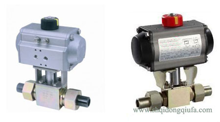 氣動卡套式高壓焊接球閥